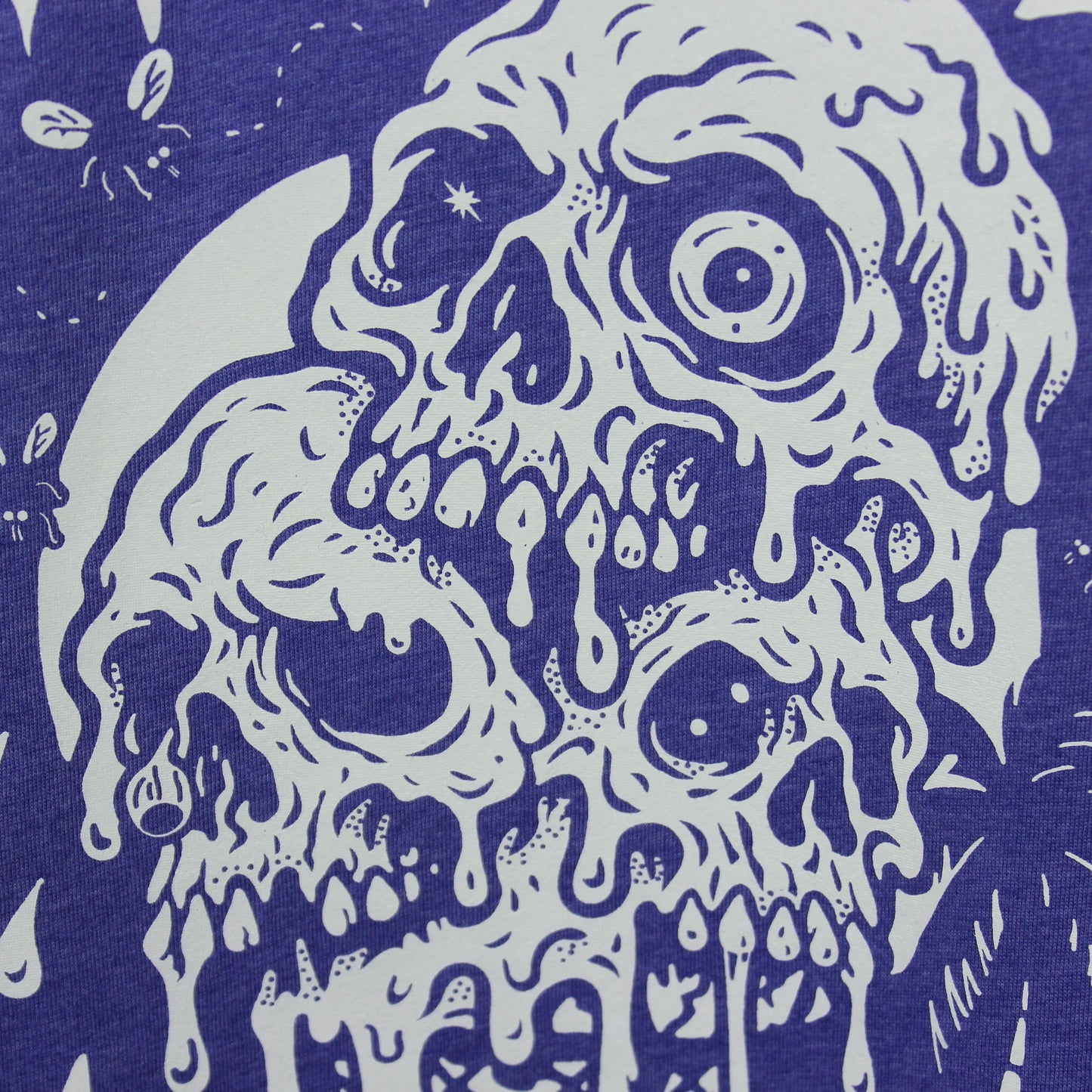 The Dripening Heather Purple Tee