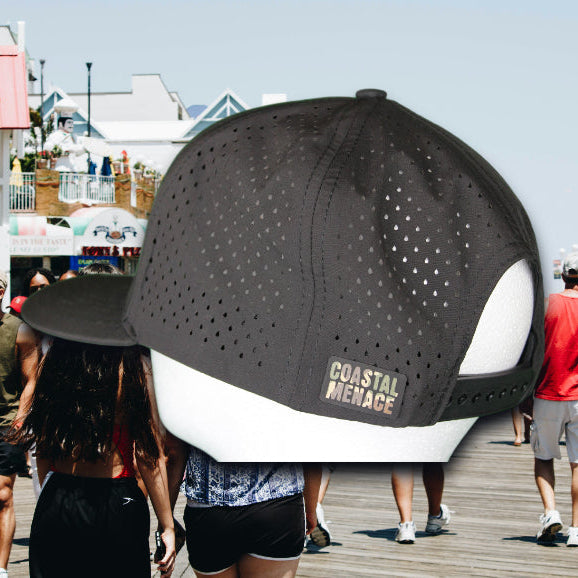 Duck Camo/Black Trucker Hat