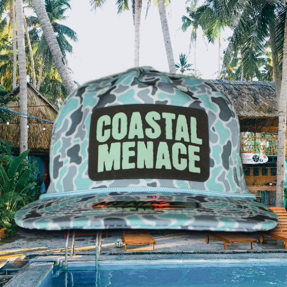 Blue Wave Camo Hat