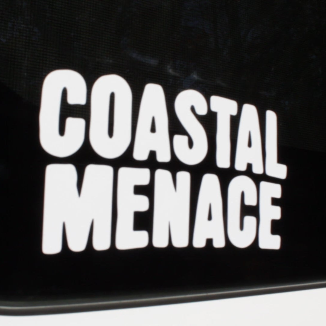 cool coastal menace sticker