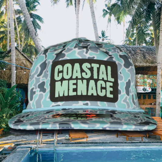 Blue Wave Camo Hat