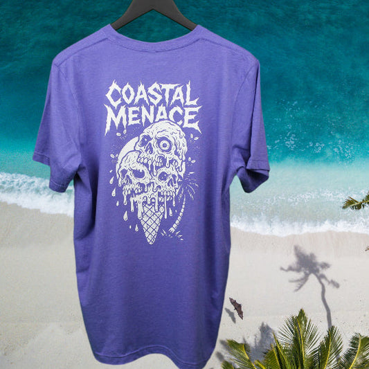 The Dripening Heather Purple Tee