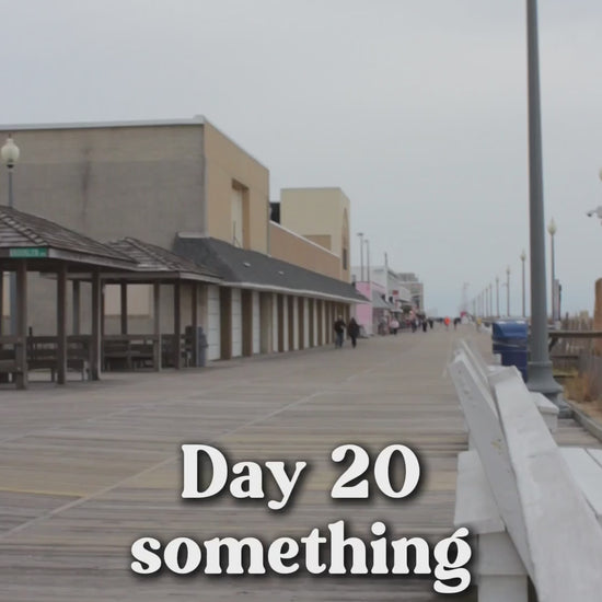 funny video short of hunting seagulls at the beach in a duck camo hoodie